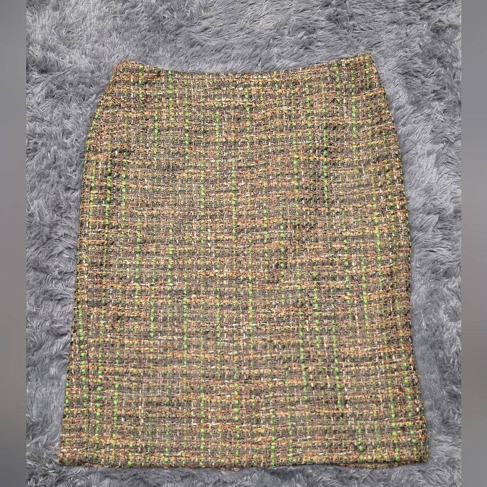 Talbots Multicolor Tweed Pencil Skirt. Size 10. EUC